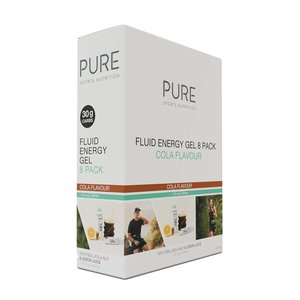 Pure Sports Nutrition: PURE Cola Energy Gel 50g - 8 Pack