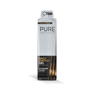 PURE Performance + Race Energy Gel - Lemon + Caffeine - Box of 16