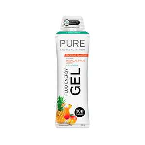 Pure Sports Nutrition: PURE Fluid Energy Gel - Tropical + Caffeine 50G