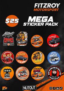 Clothing: THE ULTIMATE BURNOUT STICKER PACK!