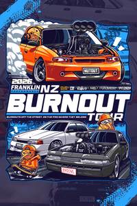 Clothing: NZ Burnout Tour Flags