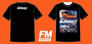 Clothing 1: NZ Burnout Tour Tees