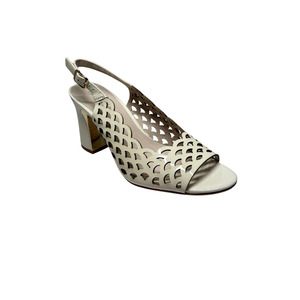 Womens Heels: Django & Juliette Kortnee Ivory Patent Leather