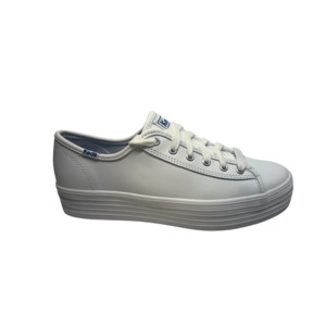 Womens Sneakers: Keds Triple Kick Leather Lace Up