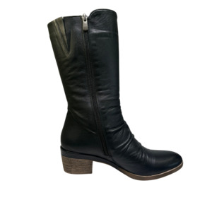 Womens Knee High Boots: Cabello Bristol Black