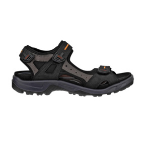 Mens Sandals: Ecco Offroad Black/ Grey Mens Sandal