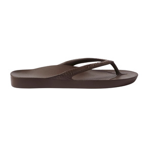 Womens Jandals: Archies Arch Support Jandals Brown