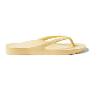 Archies Arch support Jandals  Lemon