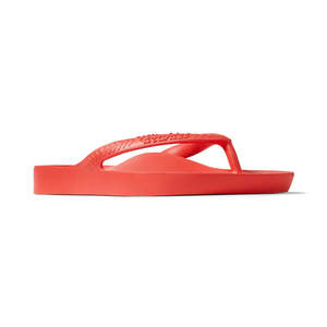 Womens Jandals: Archies Arch Support Jandals Coral