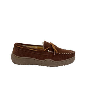 Mens Slippers: Tamarac Utah Cow Suede Slippers Allspice Mens