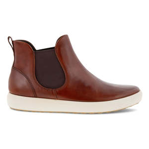 Womens Boots: Ecco Soft 7 W Cognac