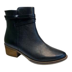 Womens Ankle Boots: Ziera Ellon Black Ankle Boot