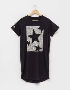 Dresses: Stella + Gemma | MALIA Dress | Black Leopard Square/Stars