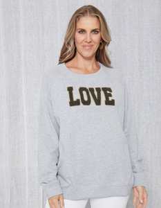 Sale: Stella + Gemma | Sweater | Grey Marle Love