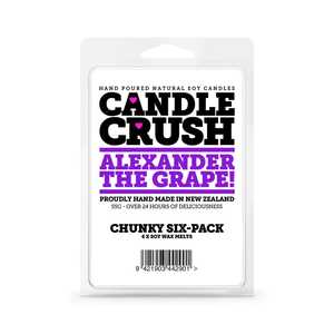 Fresh At Fix: Candle Crush | Alexander The Grape! - Chunky 6 Pack Soy Wax Melts