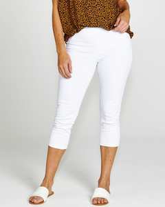 Betty Basics: Betty Basics | Maisie Capri Jean | White