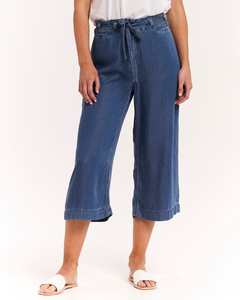 Betty Basics: Betty Basics | Daisie Lyocell Denim Pants | Mid Blue