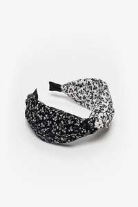 Antler: Antler | Headband | Black & White Floral