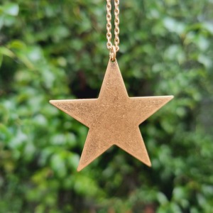 Jewellery: Stella + Gemma | Long Chain w/Star Necklace | Gold