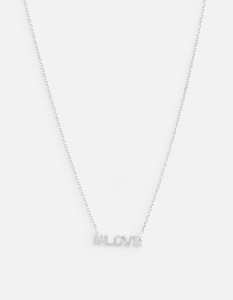 Stella + Gemma | Hashtag Love Necklace | Silver