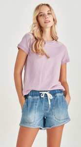 Junk Food Denim: Junkfood Jeans | Freya | Blue Shorts