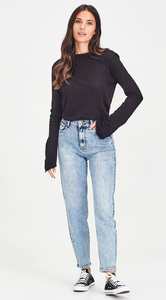 Junk Food Denim: Junkfood Jeans | Connie Jean | Acid Wash Blue