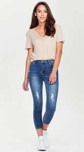 Junk Food Denim: Junkfood Jeans | Aimee Short Stuff | Blue