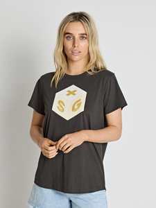 Stella Gemma Tees: Stella + Gemma | High Roller Tee | Black