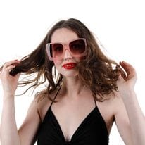 Happy To Sit On Your Face Sunglasses: Happy To Sit On Your Face | Sunglasses | Acid Pink