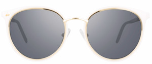 Sunglasses: PRIVÉ REVAUX | WAVESEEKER | WHITE