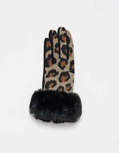 Gloves: Stella + Gemma | Gloves | Leopard with Fur