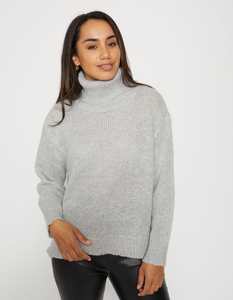 Knitwear: Stella + Gemma | Goldie Jumper | Silver Grey