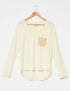 Tops: Stella + Gemma | Long Sleeve Top V-Neck | Honey Gingham