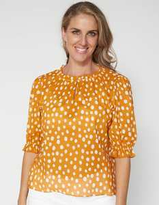 Tops: Stella + Gemma | Willow Top | Peach Spots