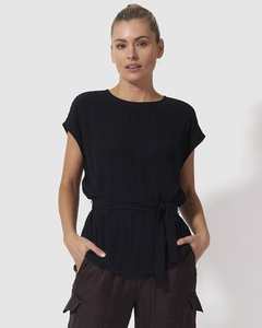 Tops: Fate+Becker | Full Circle Top | Black