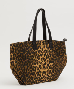 Bags: Stella + Gemma | Arizona Tote Bag | Natural Leopard