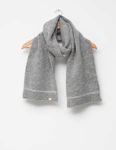 Scarves: Stella + Gemma | Scarf | Grey with Silver Lurex