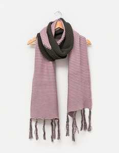 Scarves: Stella + Gemma | Fringe Scarf | Rose/Olive
