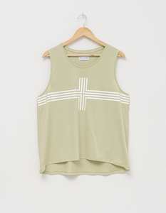 Under 20: Stella + Gemma | Tank | Matcha with White Cross