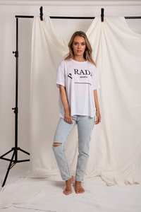 Love Lily: Love Lily The Label | Rad Tee | White