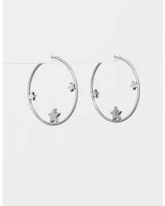 Jewellery: Stella + Gemma | Earrings | Silver Star Sphere