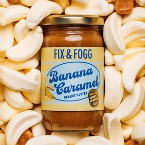 Peanut Butter: Banana Caramel Crispy & Crunchy Peanut Butter