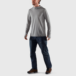 Mens Hiking Shirts: Abisko Sun-Hoodie M