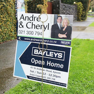 Products: Corflute Sign with Spike Holder