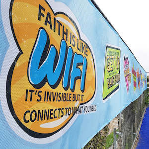 Outdoor Banners: Extra Large Fabric Banners