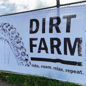 Outdoor Banners: Fabric Banner Standard Polyknit 110gsm