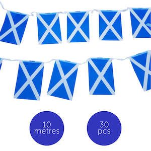 Flag Bunting: Scottish Flag Bunting 10 Metres