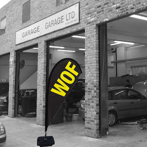 Ready Made Teardrop Flags: Ready-made WOF Flag, Small Teardrop Kitset