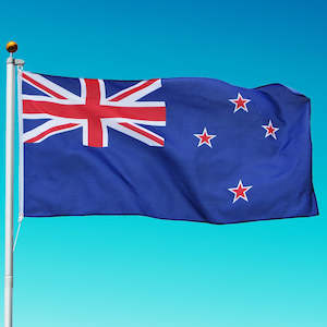 More Custom Banners Flags Signs: New Zealand Flag Premium Woven Fabric