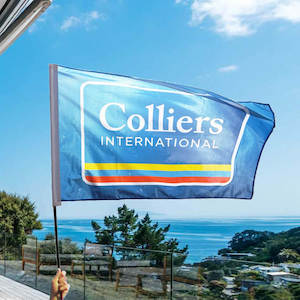 More Flags Buntings: Custom Hand Waving Flag Large Size